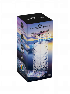 Светильник декоративный настольный ночник RGB Огонёк OG-LDP33